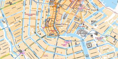 Kaart van Amsterdam centrum