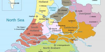 Amsterdam holland kaart