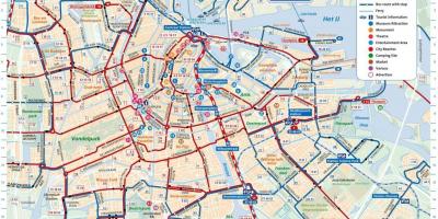 Amsterdam city vervoer kaart