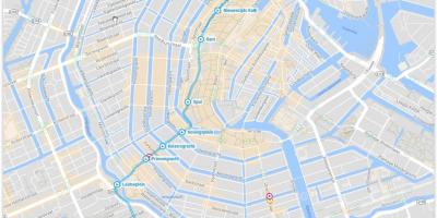Tram 5 Amsterdam route kaart