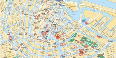Amsterdam binnenstad kaart
