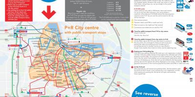 Amsterdam-park en ride-locaties kaart
